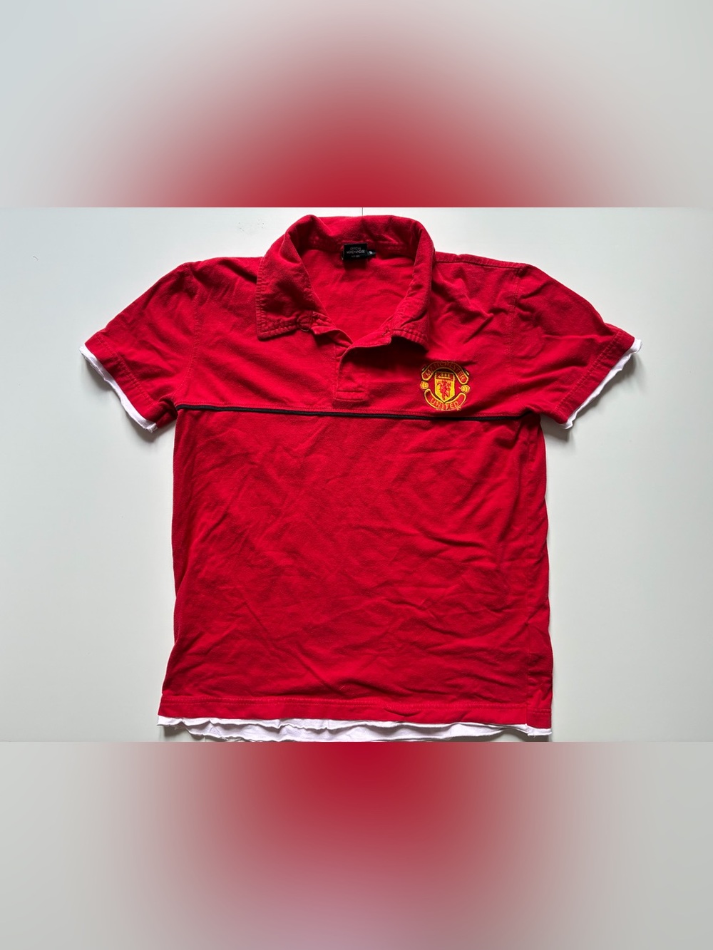 Manchester United Red Polo Shirt - Size Small